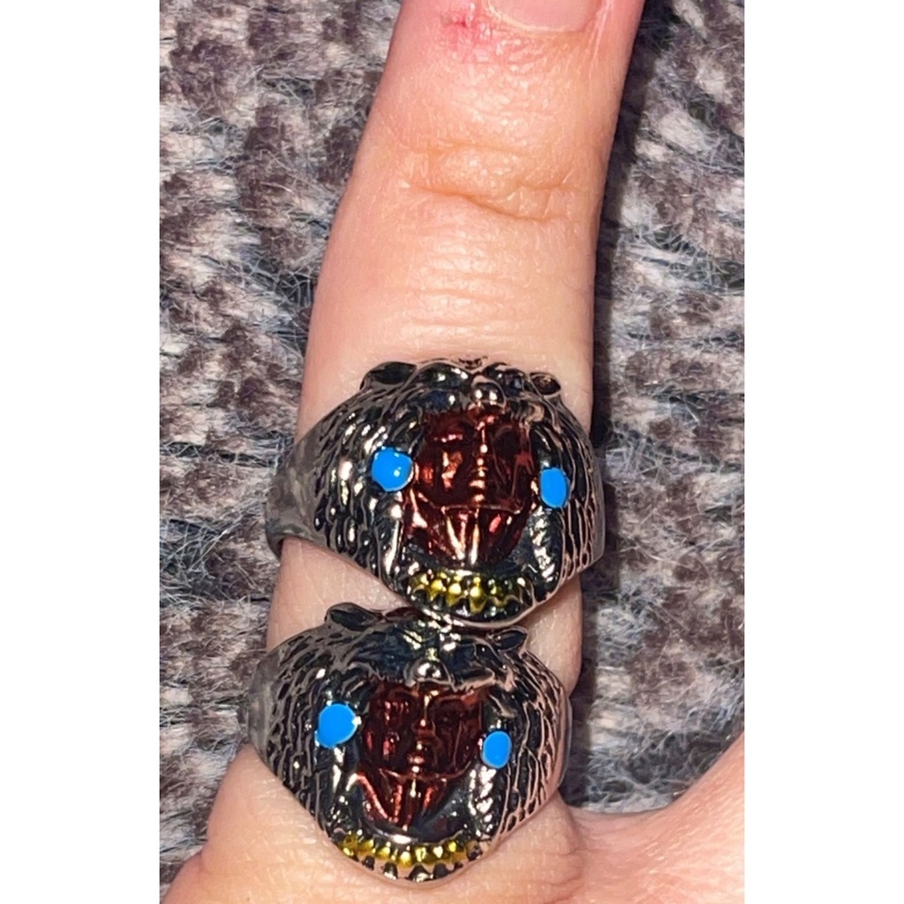 Native American Indian chief ring
